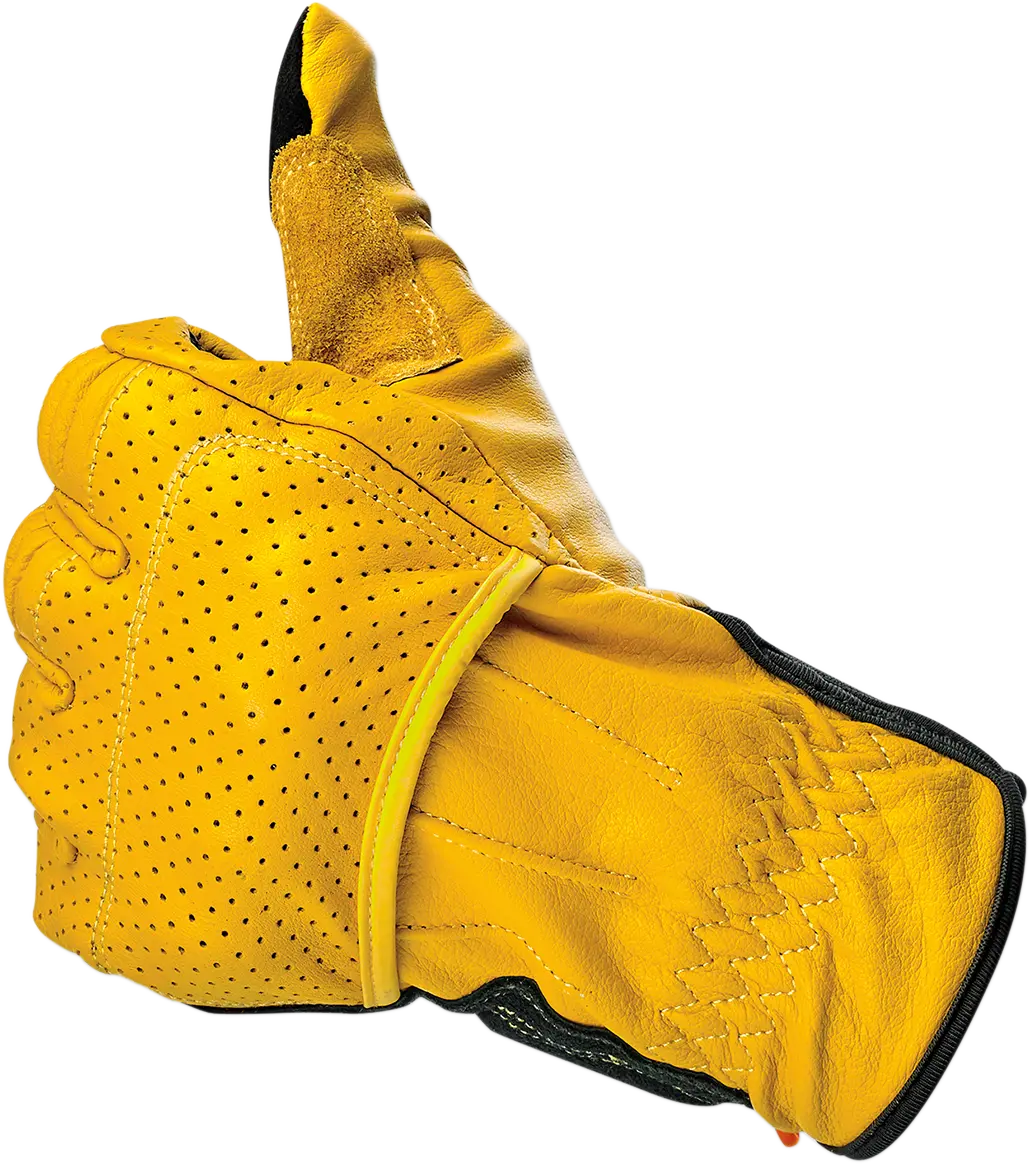 Biltwell Borrego Gloves - Gold/Black 1