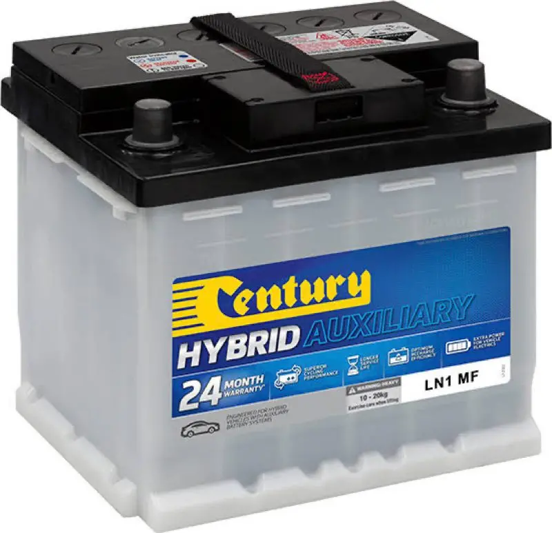 Century Ln1 Efb Hybrid Aux Battery - 12V 438Cca 52Ah 1