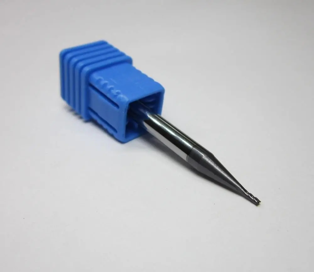 1Pcs 1.5Mm Hrc45 4F Tungsten Carbide End Mills Set Bits 1