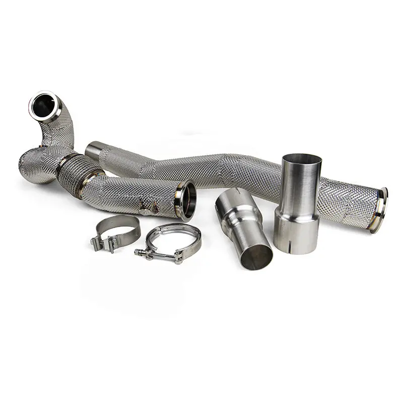 Jdy 4" Catless Downpipe For 2.0Tsi Mqb Golf 7/7.5 Gti/R A3/S3 Leon 1