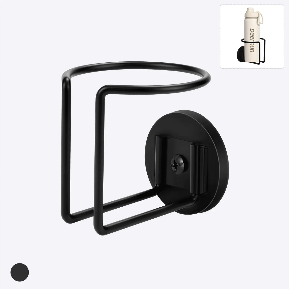 Deerrun® Magnetic Cup Holder, Keeps Water Bottle Within Reach While You Exercise. 1