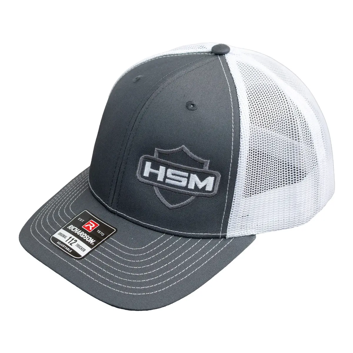 Hsm Crest Round Brim Snapback – Gray/White 1
