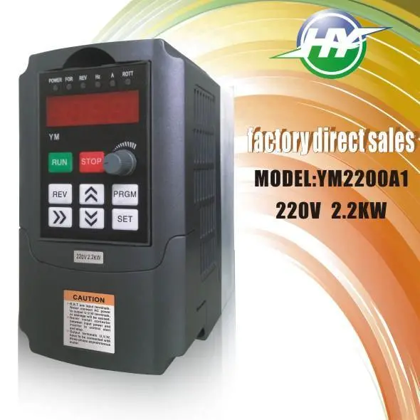 2.2Kw Mini 2200W 3Hp 400Hz Variable Frequency Drive Mini Vfd Inverter For Spindle Motor (Original Huanyang Inverters) 1