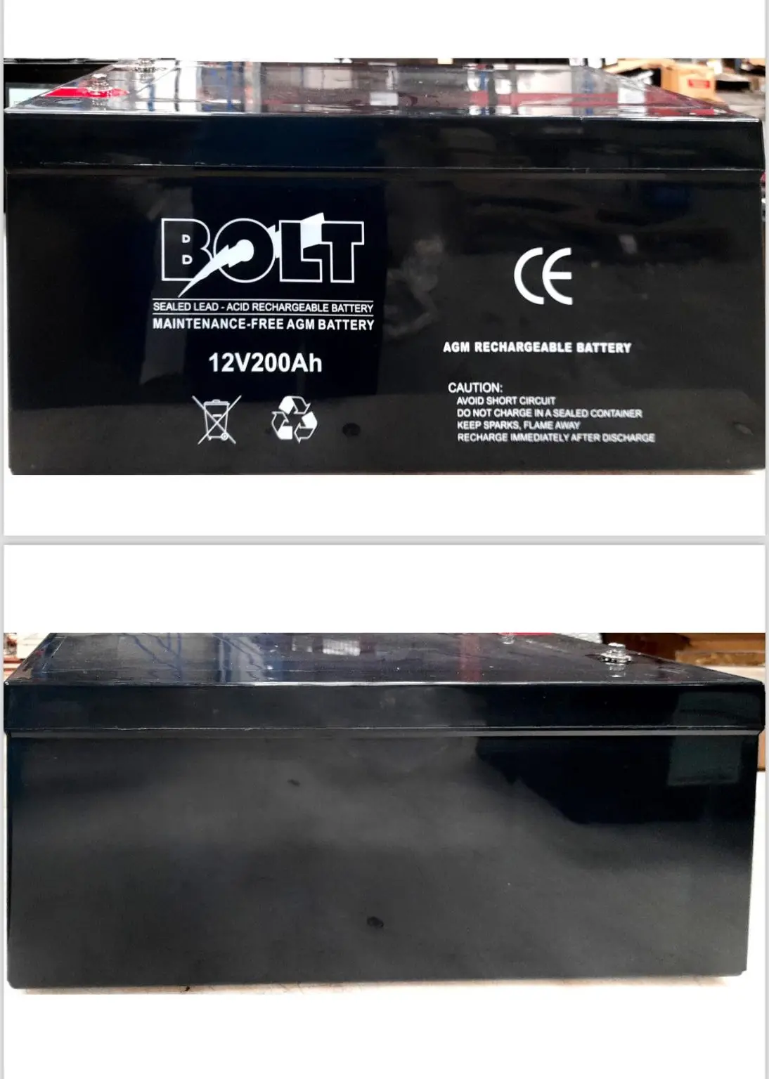 Bolt 12V 200Ah Agm Deep Cycle Battery 1