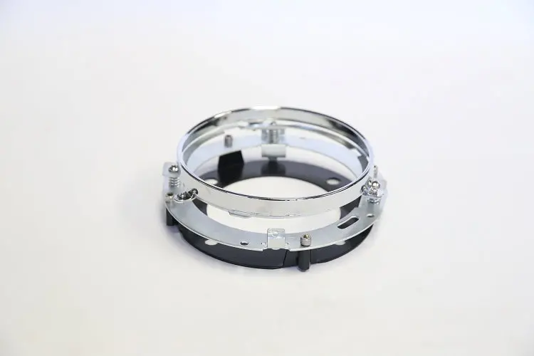 Rwd 7" Round Headlight Ring & Adapter For Harley Davidson Fxr Fairing 1