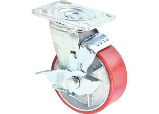 125Mm Swivel Brake Castor Polyurethane Wll 200Kg 1
