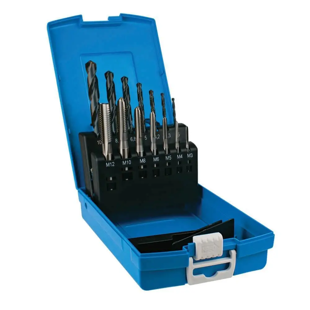 Tap & Drill Set 14 Pce Bright Hss 1