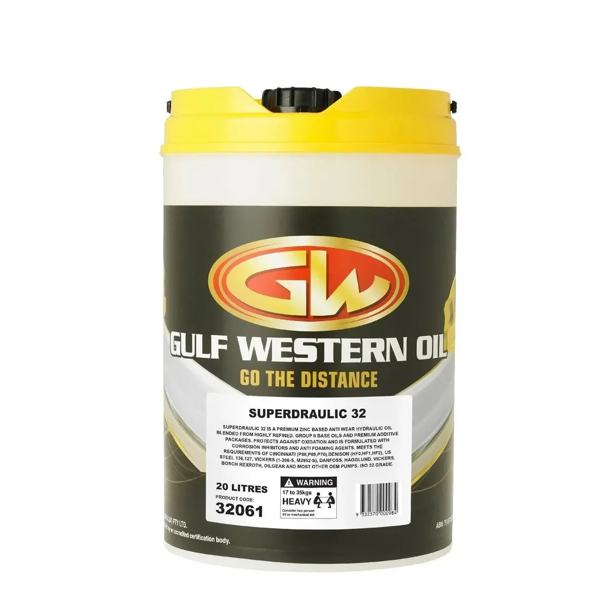 32061 Superdraulic Iso 32 Hydraulic Fluid 20L 1