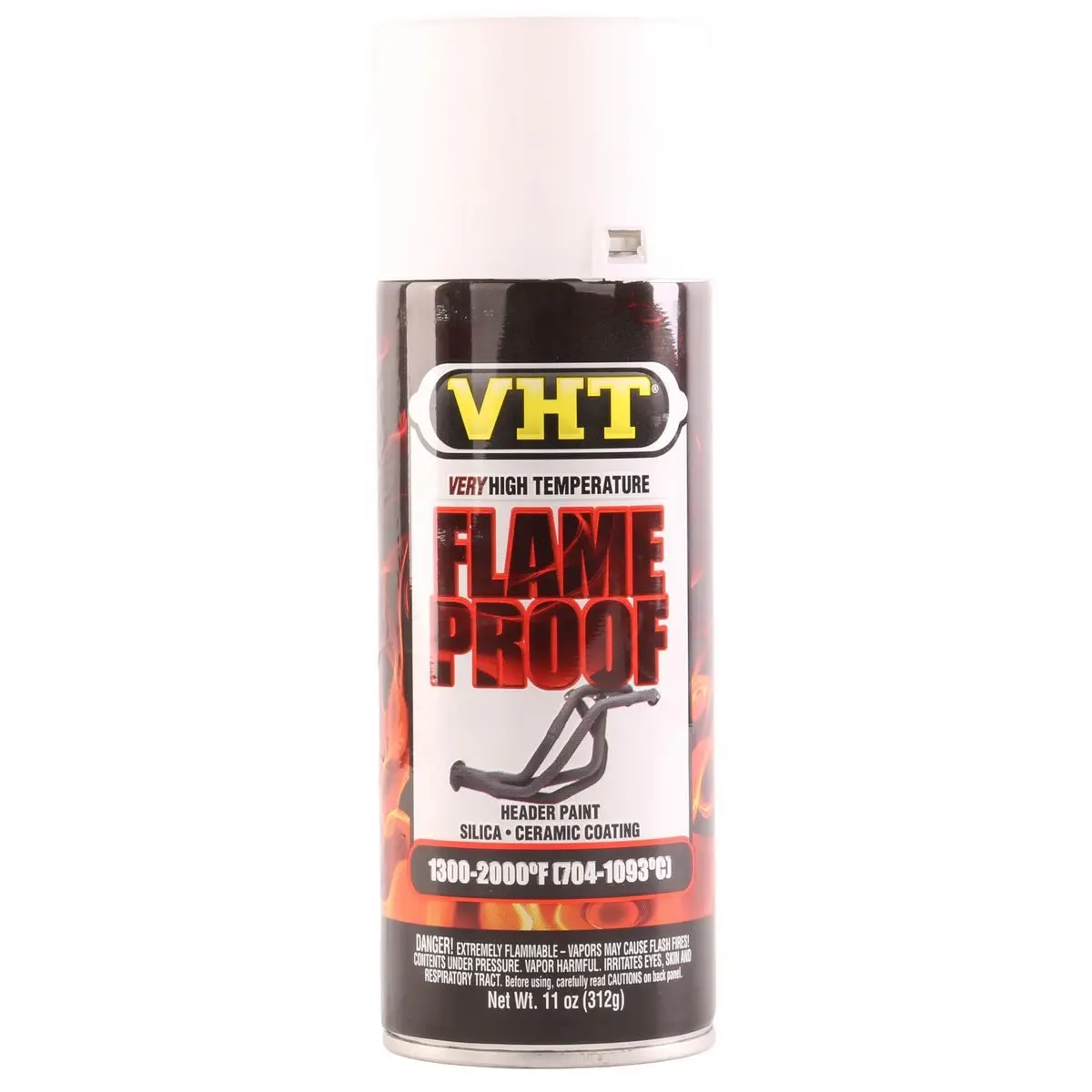 Vht Flameproof Paint Flat White 325Ml - Sp101 1