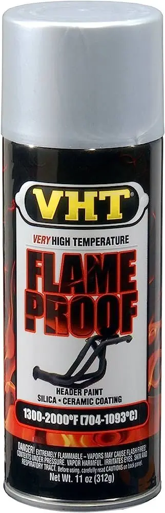 Vht Flameproof Paint Flat Silver 325Ml - Sp106 1