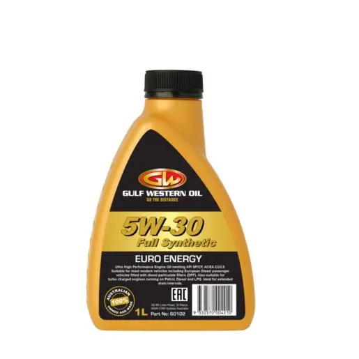 Gulf Western Euro Energy 5W-30 Engine Oil - 1L 60102 1