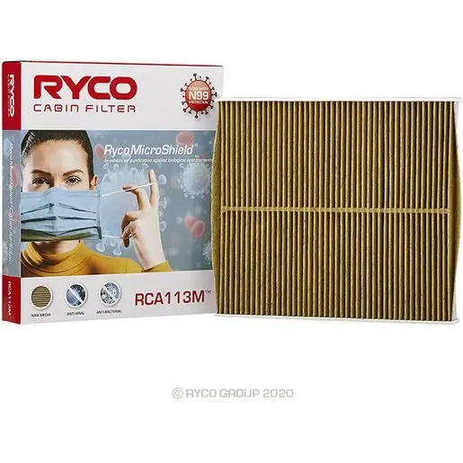 Ryco Cabin Air Filter - Microshield - N99 Rca113m 1