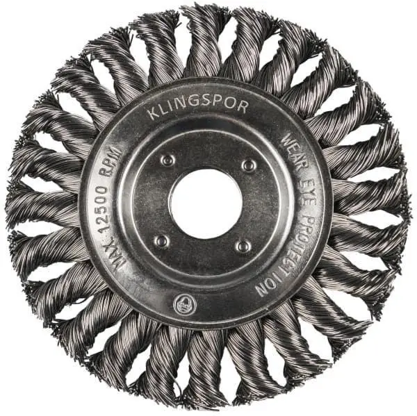 Wire Wheel 125Mm Knot Stainless 1