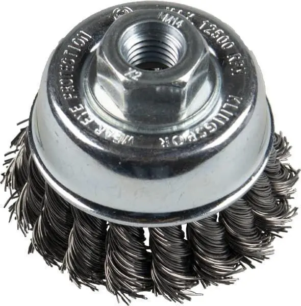 Wire Wheel 65Mm Knot Cup Steel 0.35T 1