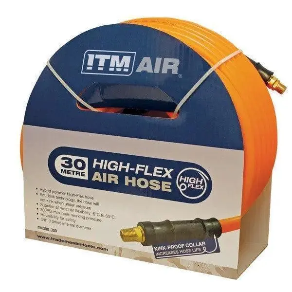 Tm300-330 High Flex Hybrid Air Hose Fitted 30M 1