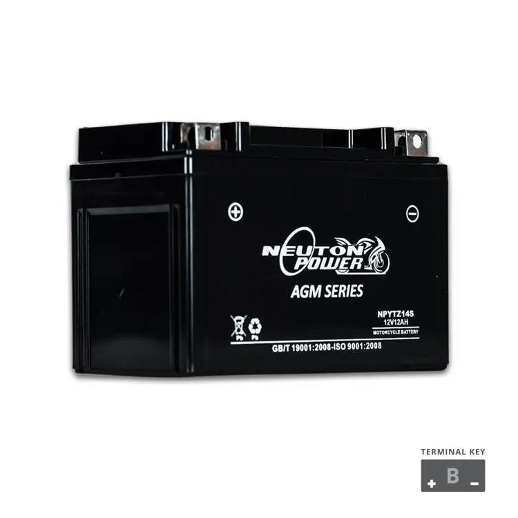 Neuton Power Agm Motorcycle Battery 12V 12Ah 230Cca (Npytz14s) 1