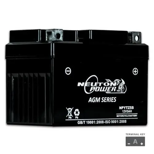 Neuton Power Agm Motorcycle Battery 12V 5Ah 95Cca (Npytz5s) - Superstart 1