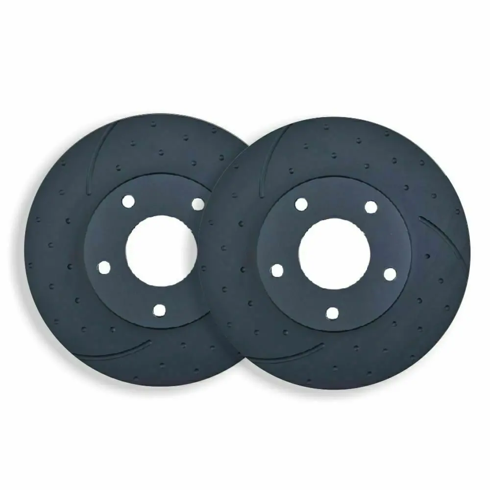 Rda Front Brakes Slotted & Dimpled Disc Brake Rotor Pair Rda8260d Chevrolet Holden Isuzu D-Max Mu-X 2