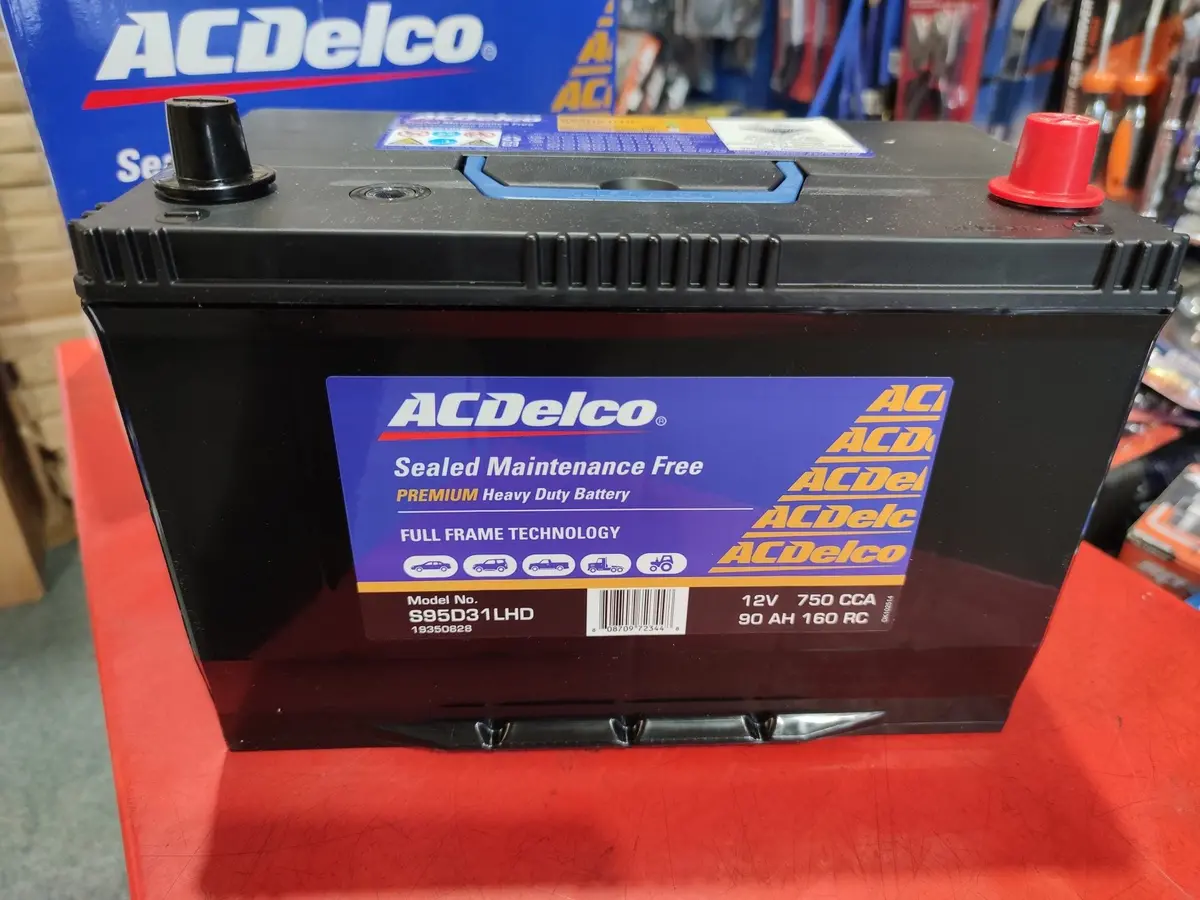 Acdelco S95d31lhd 90Ah 750 Cca N70zzl Ad95d31l Kia Hyundai Isuzu Holden Lexus 1