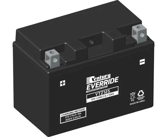 Century Ytz12s Motorcycle Agm Battery - 210Cca 11Ah 1