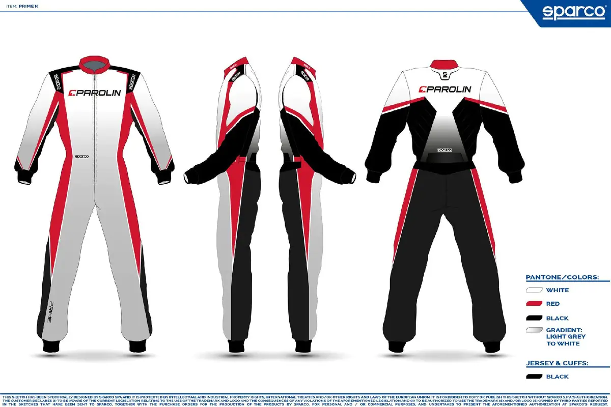 Sparco Parolin Suit - Prime K Suit 1
