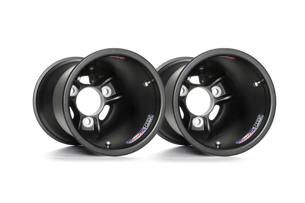 Set Of Two Rear Wheels Douglas Black 212Lv 1