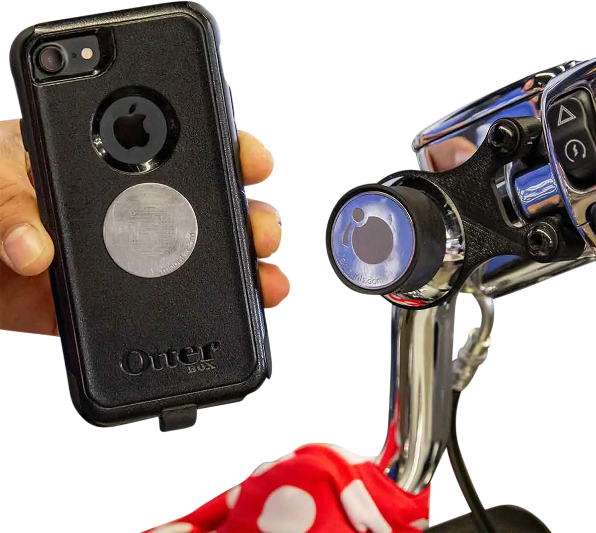 Klock Werks Iomounts* Device Mount - Handlebar Mount - Black Kwd-01-0605-B 1