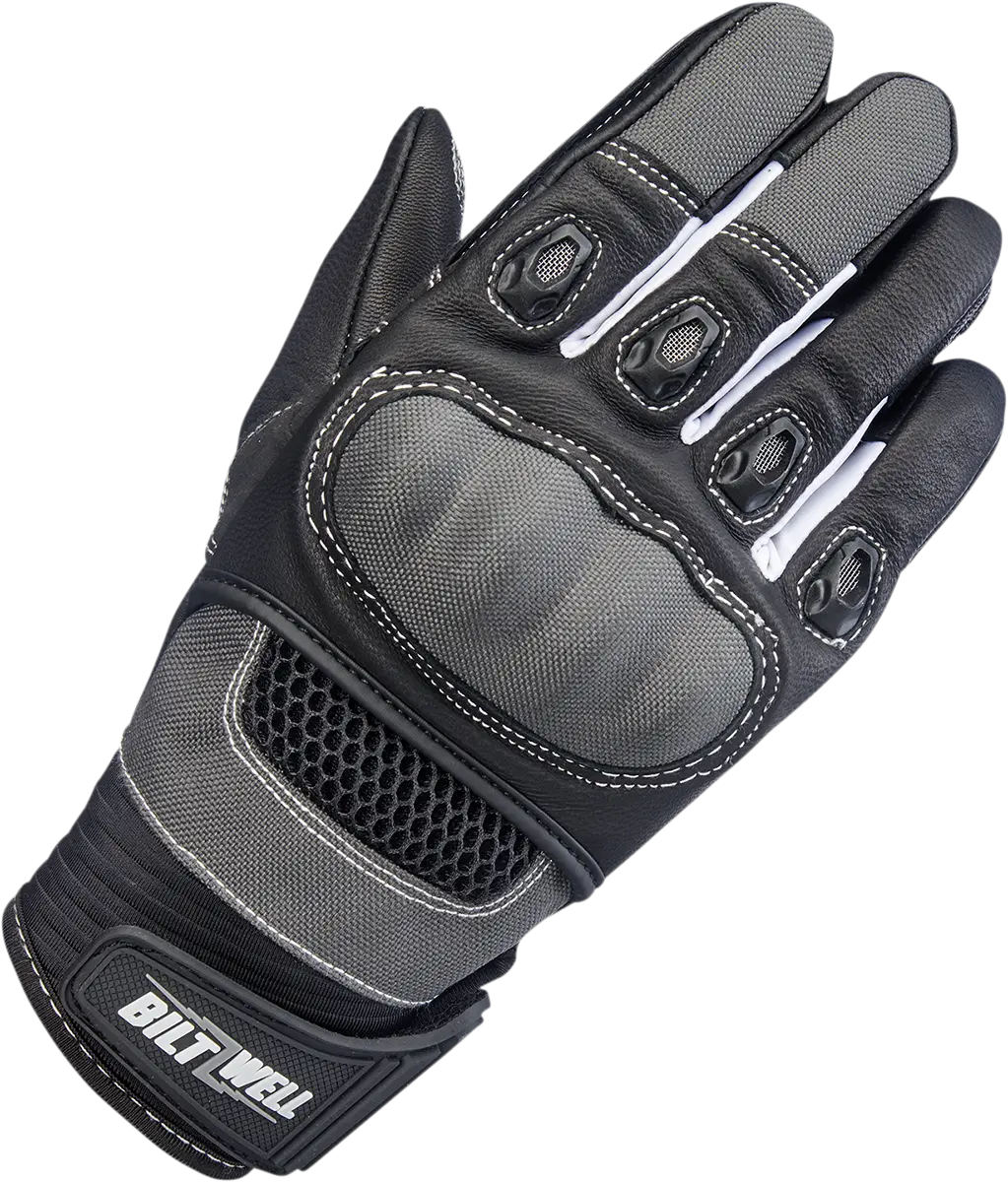 Biltwell Bridgeport Gloves - Gray 3