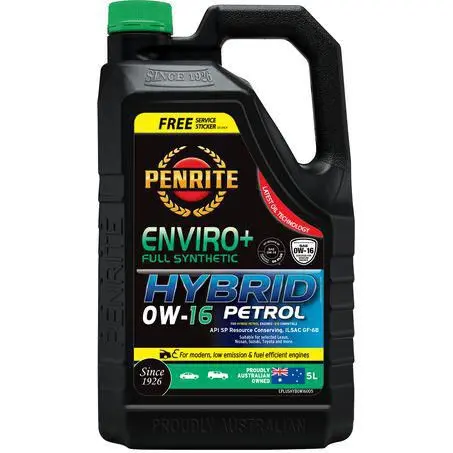 Penrite Enviro+ Hybrid 0W-16 5L Engine Oil - Eplushyb0w16005 1