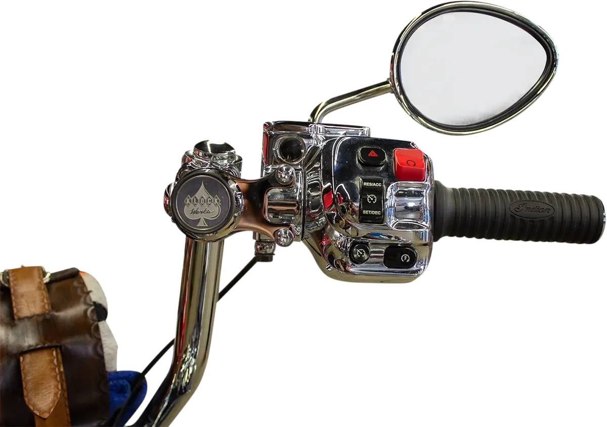 Klock Werks Iomount* For Indian - Ambidextrous Mount - Chrome - Touring Kwd-04-0606-C 1