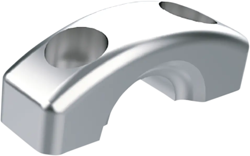 Slyfox Handlebar Riser Kit - Straight - 1" Clamping - 2-1/2" Rise - Raw Tm-Sly15 1