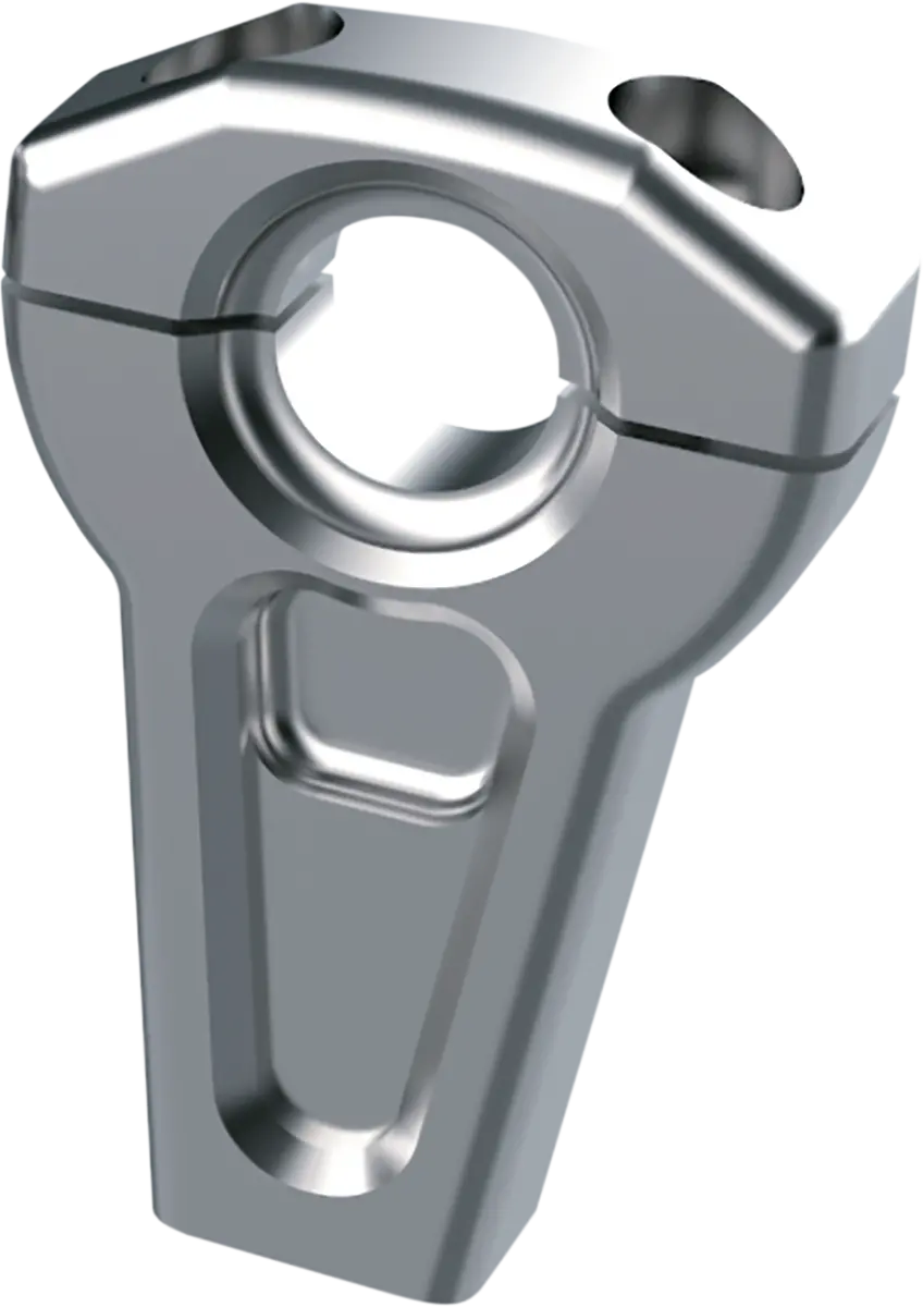 Slyfox Handlebar Riser Kit - Straight - 1" Clamping - 3-1/2" Rise - Raw Tm-Sly17 1