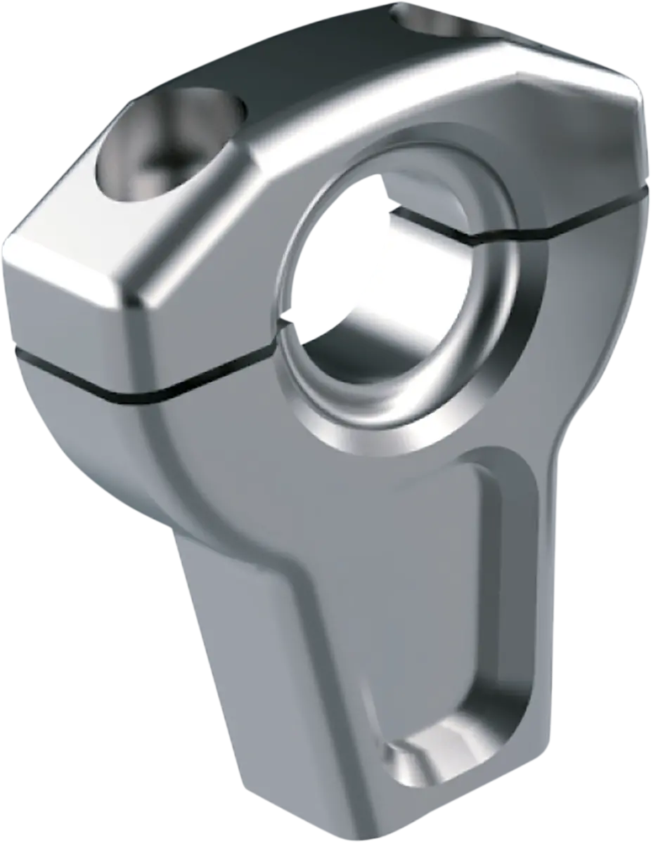 Slyfox Handlebar Riser Kit - Straight - 1" Clamping - 2-1/2" Rise - Raw Tm-Sly15 2