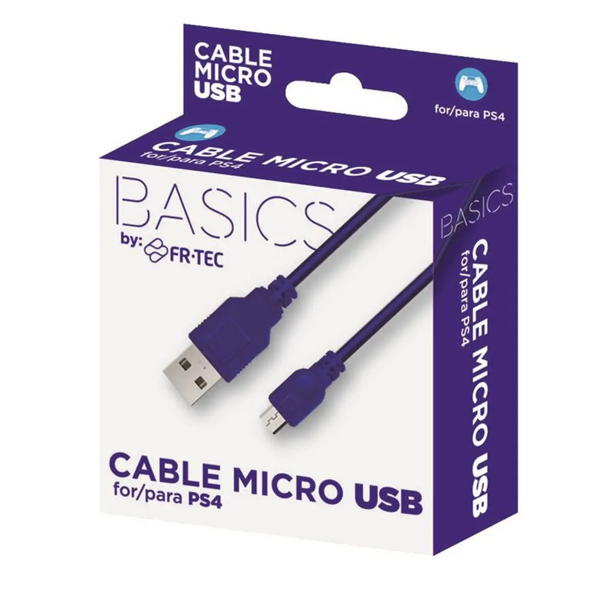 Cabo Micro Usb Para Usb Fr-Tec Ft0018 Azul 1