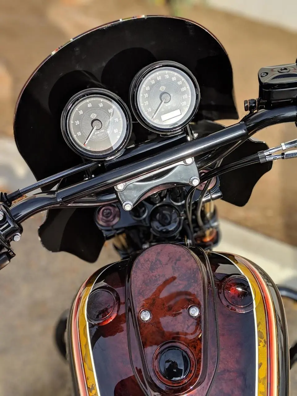 Guerrilla Cables 2014-2017 Dyna Fxdb Speedo Relocation Harness W/Tach* 1
