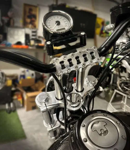 Guerrilla Cables 2007-2010 Dyna Superglide Fxd Speedo Relocation Harness (Single Gauge) 1