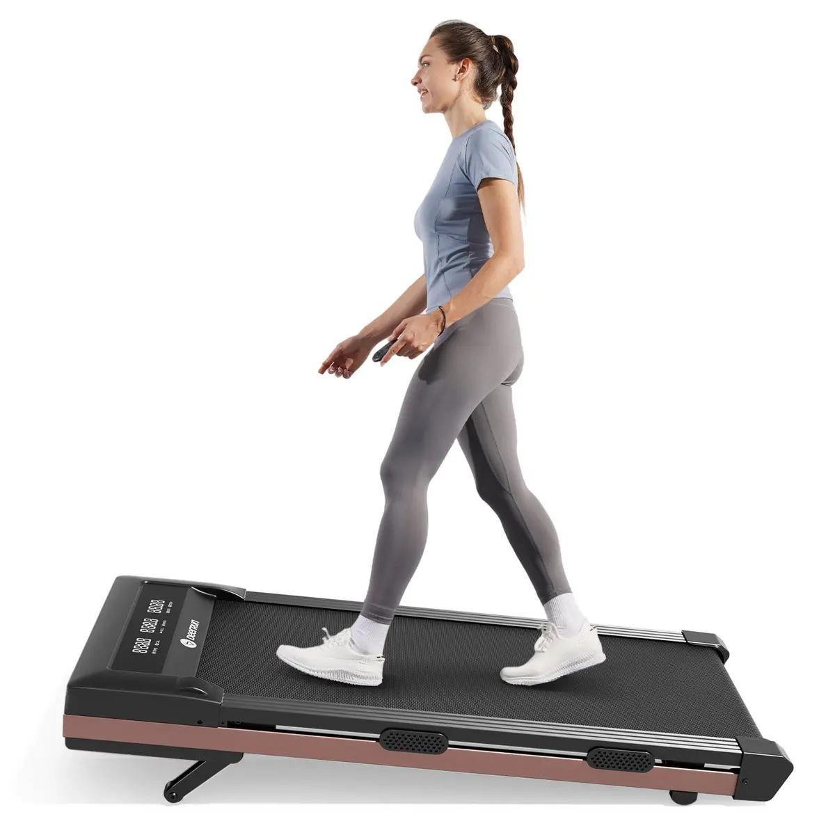 Deerrun Z10 12% Auto Incline Smart Walking Pad Treadmill With Remote Control-Black 1