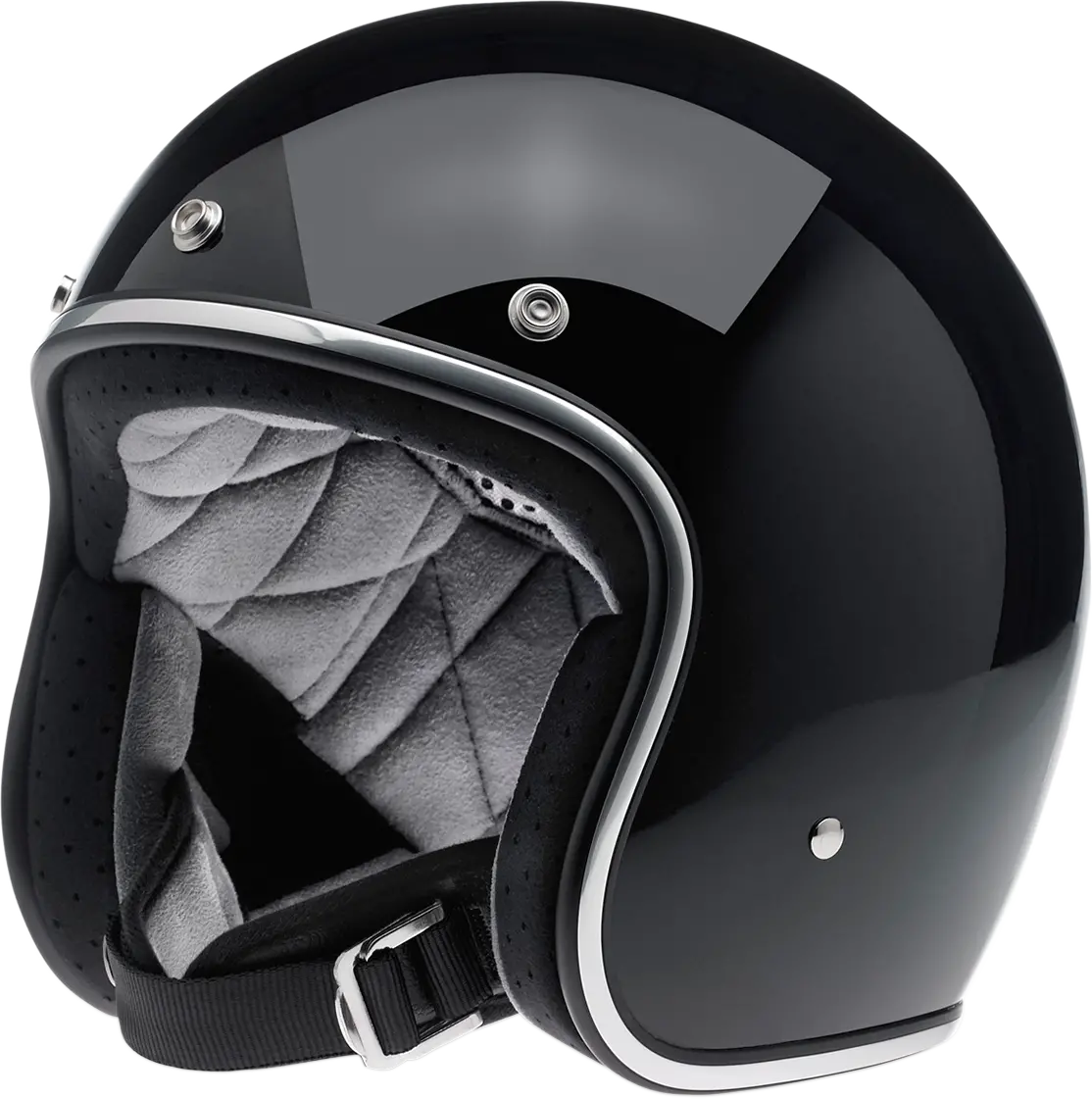 Biltwell Bonanza Helmet - Gloss Black 1