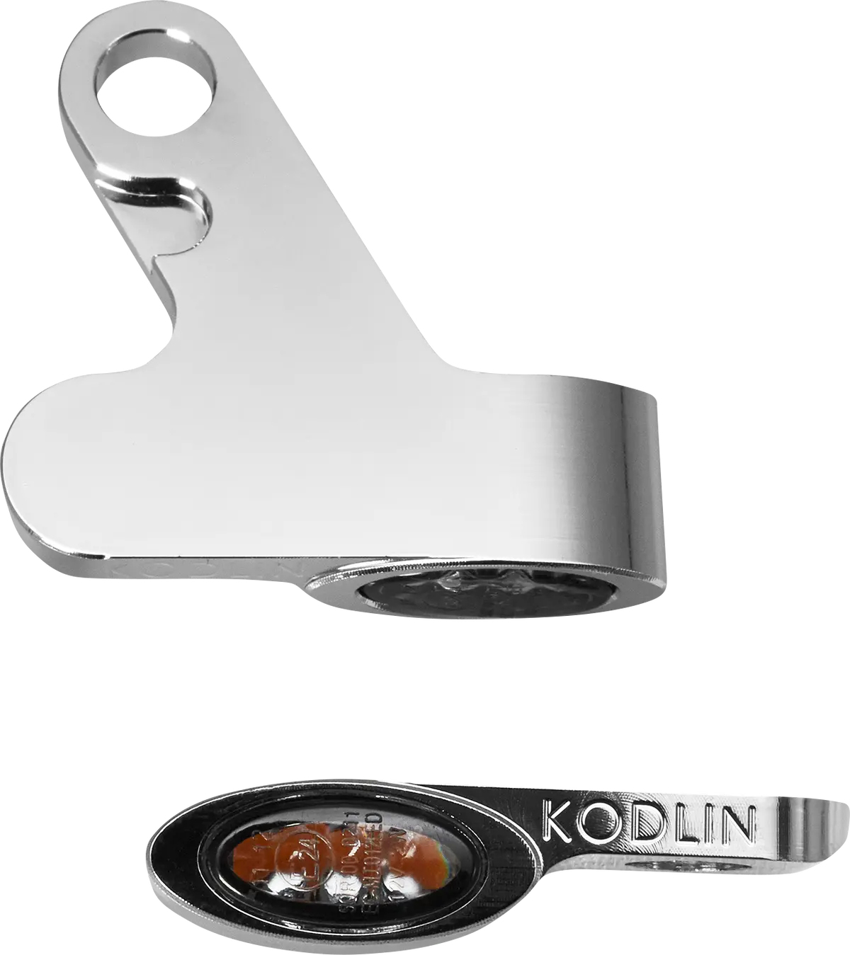 Kodlin Usa Led 2-1 Front Turn Signal W/ Running Light - Chrome K68501 1