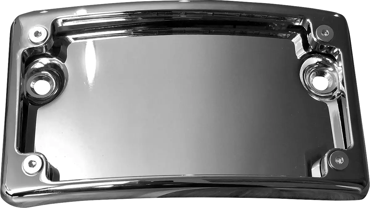 Kodlin Usa License Plate Mount - Curved - Chrome Kus20101 1
