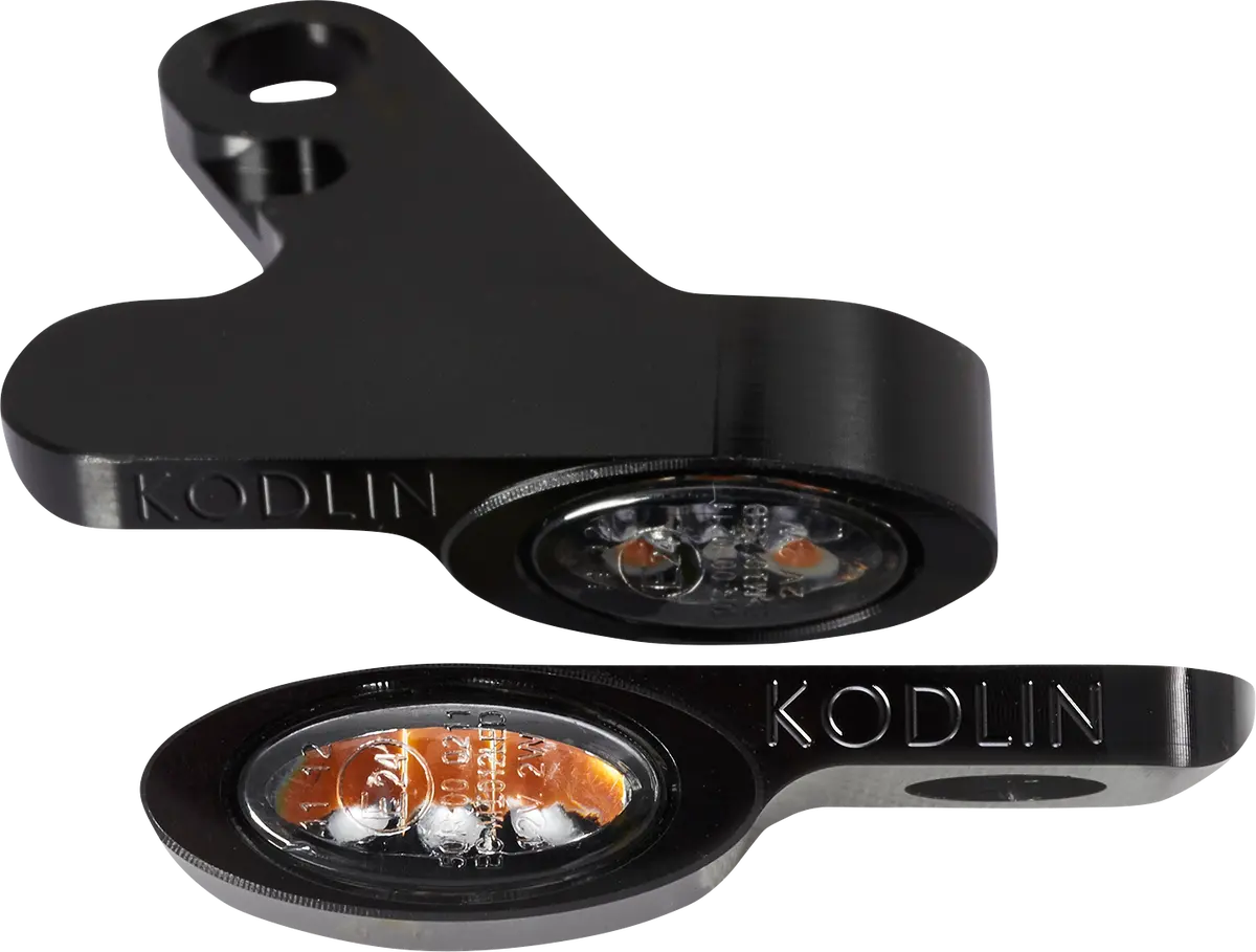 Kodlin Usa Led 2-1 Front Turn Signal W/ Running Light - Black K68500 1