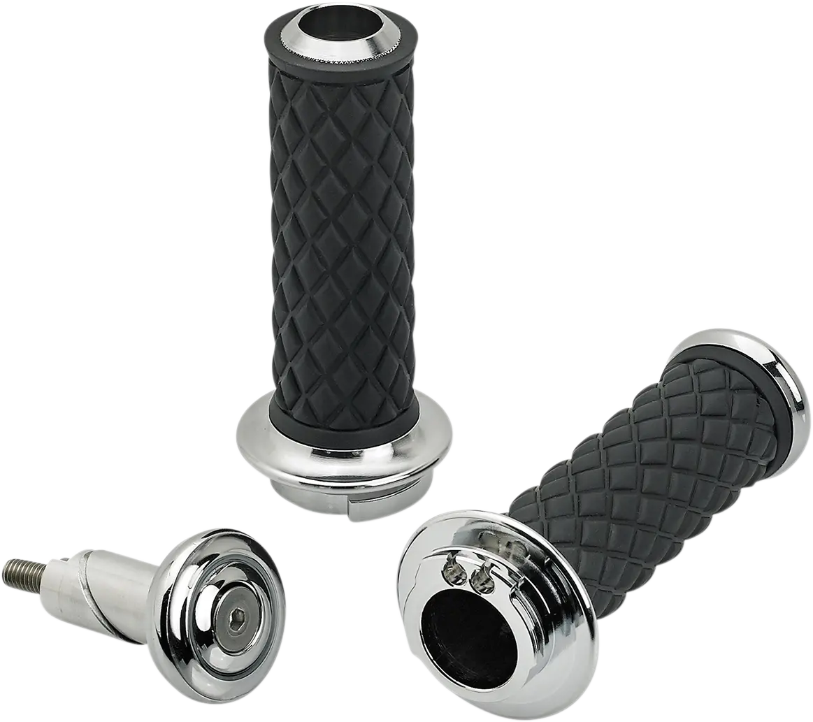 Biltwell Alumicore Grips - Dual Cable Throttle 1