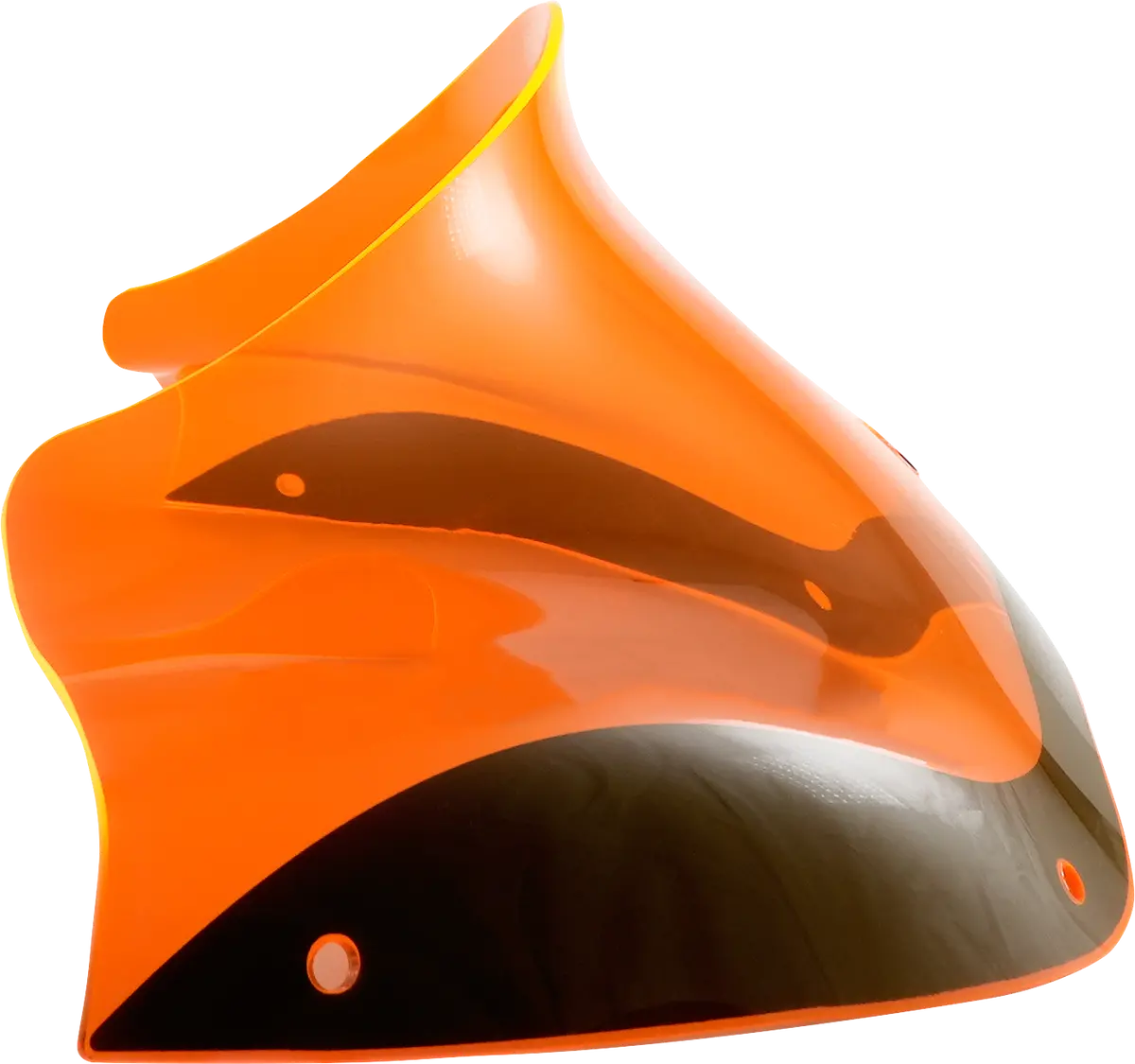 Klock Werks Kolor Flare* Windshield - 8" - Orange Ice - Fltr Kww-01-0623 1
