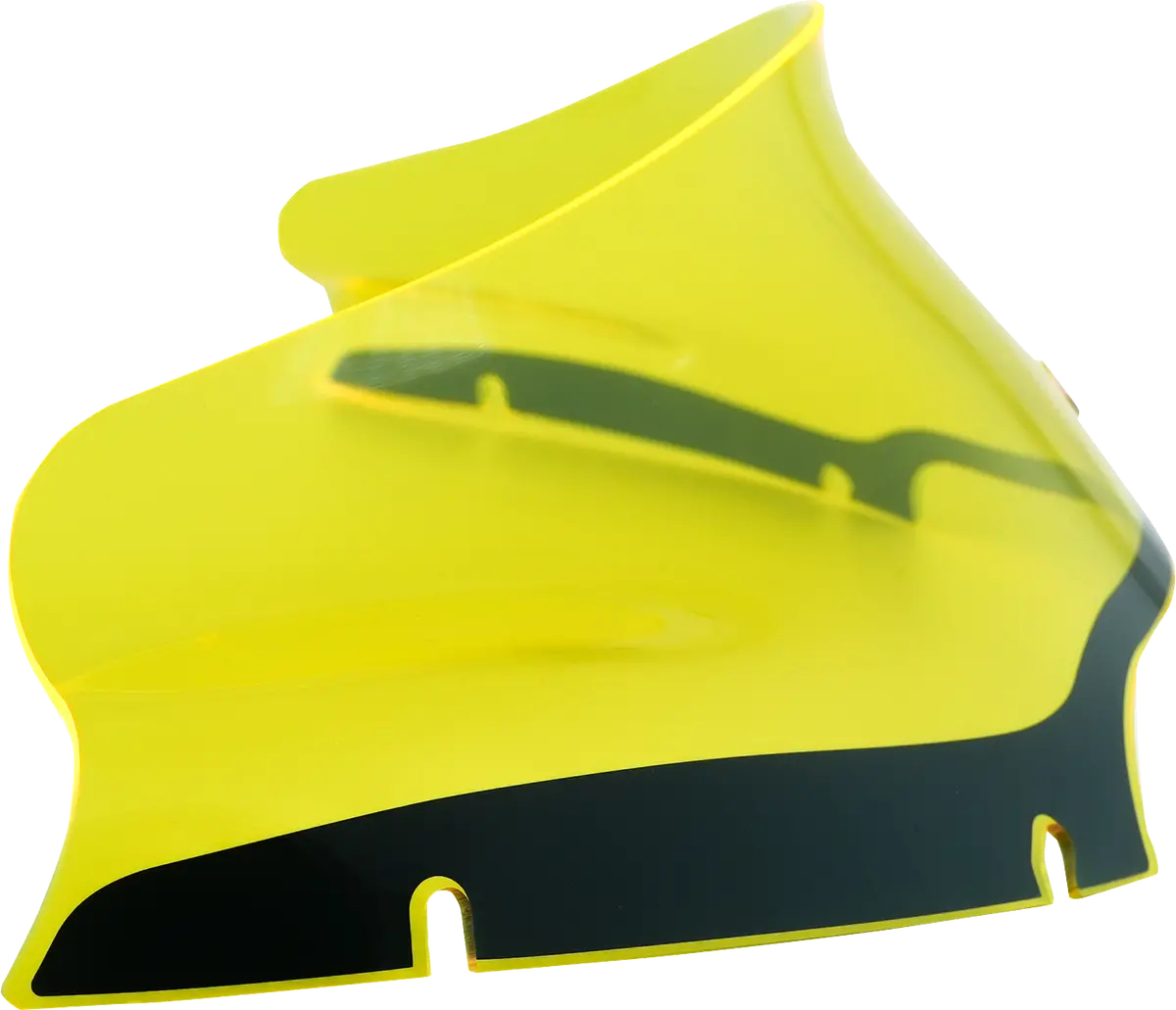 Klock Werks Kolor Flare* Windshield - 6" - Yellow Ice - Fltr Kww-01-0629 1