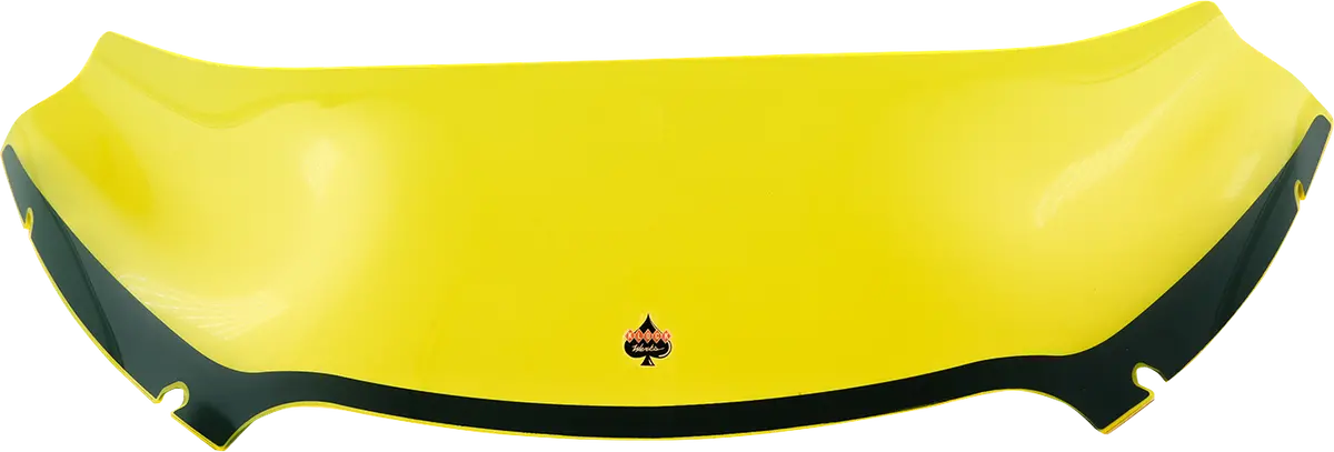 Klock Werks Kolor Flare* Windshield - 6" - Yellow Ice - Fltr Kww-01-0629 2
