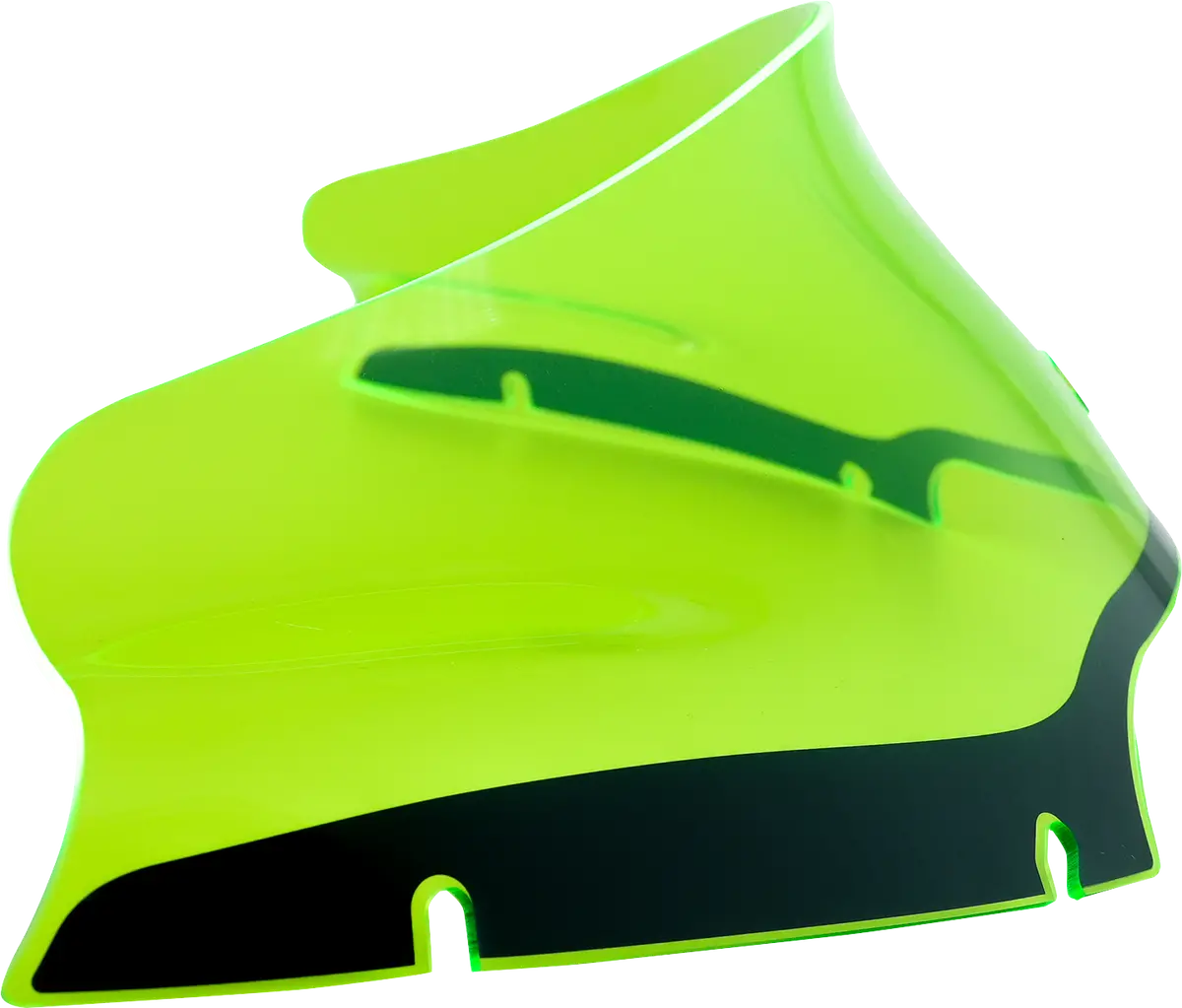 Klock Werks Kolor Flare* Windshield - 6" - Green Ice - Fltr Kww-01-0631 1