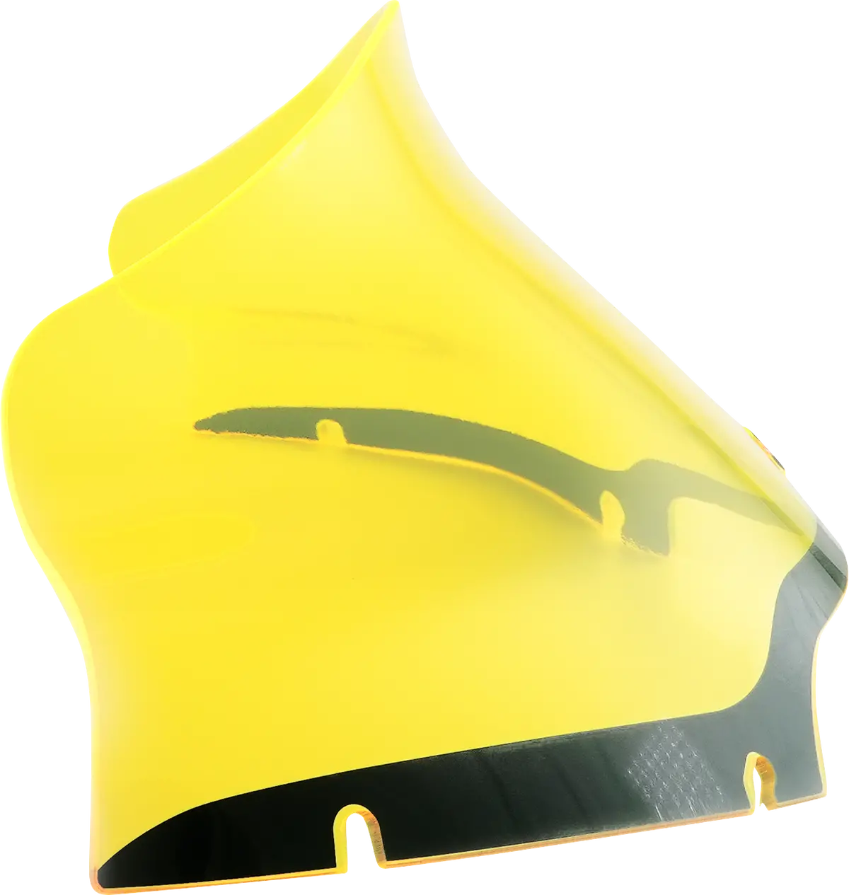 Klock Werks Kolor Flare* Windshield - 9" - Yellow Ice - Fltr Kww-01-0634 1