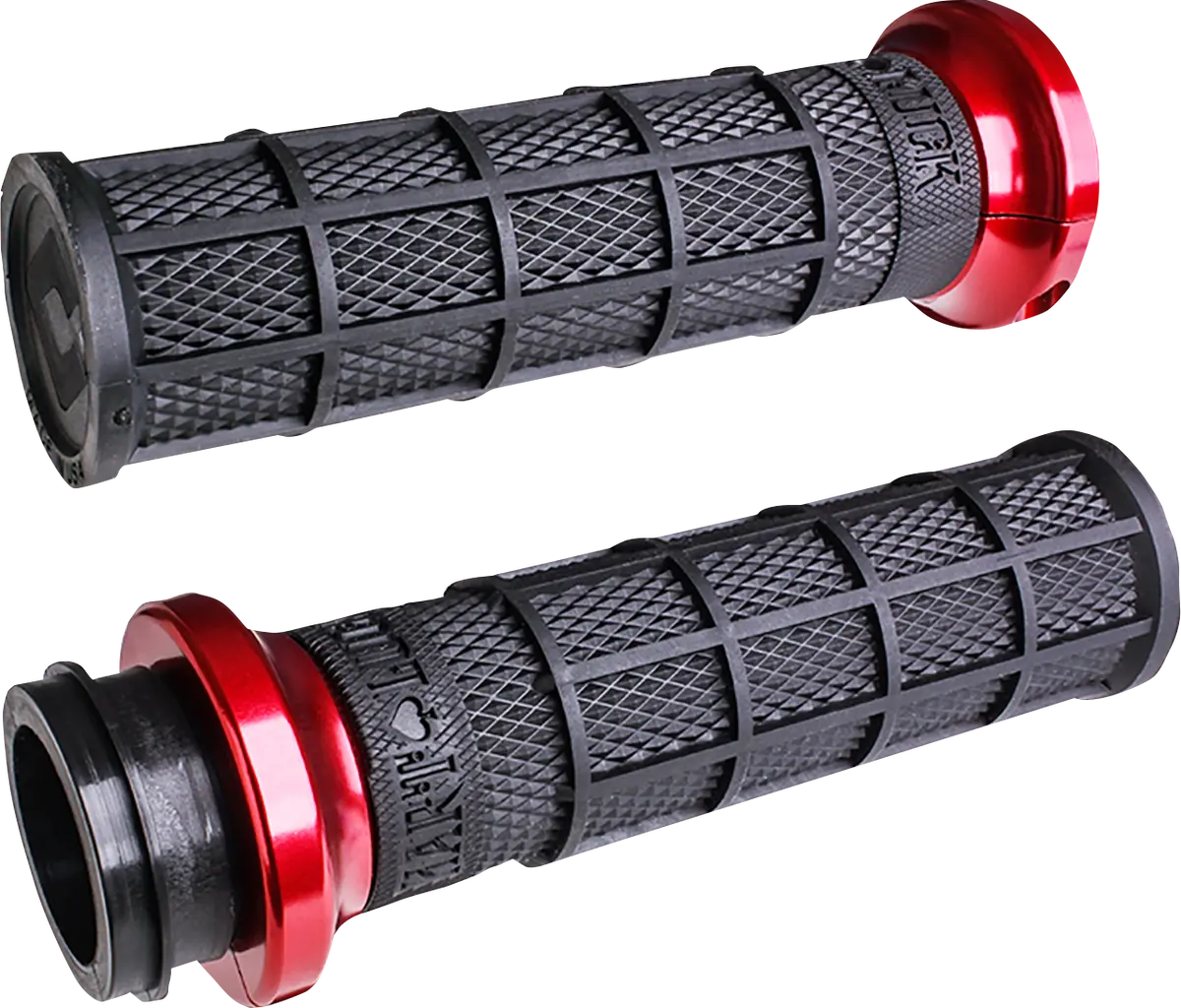 Odi Hart-Luck Signature V-Twin Lock-On* Grips - Cable - Black/Red V31hcw-Bb-R 1