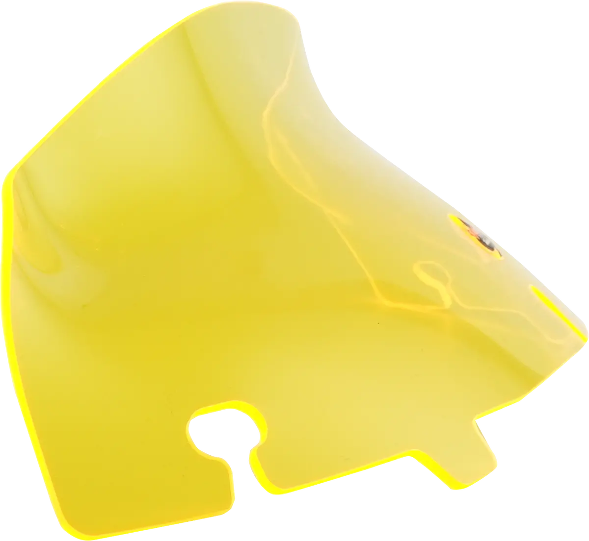 Klock Werks Kolor Flare* Windshield - 6.5" - Yellow Ice - Flh Kww-01-0639 1
