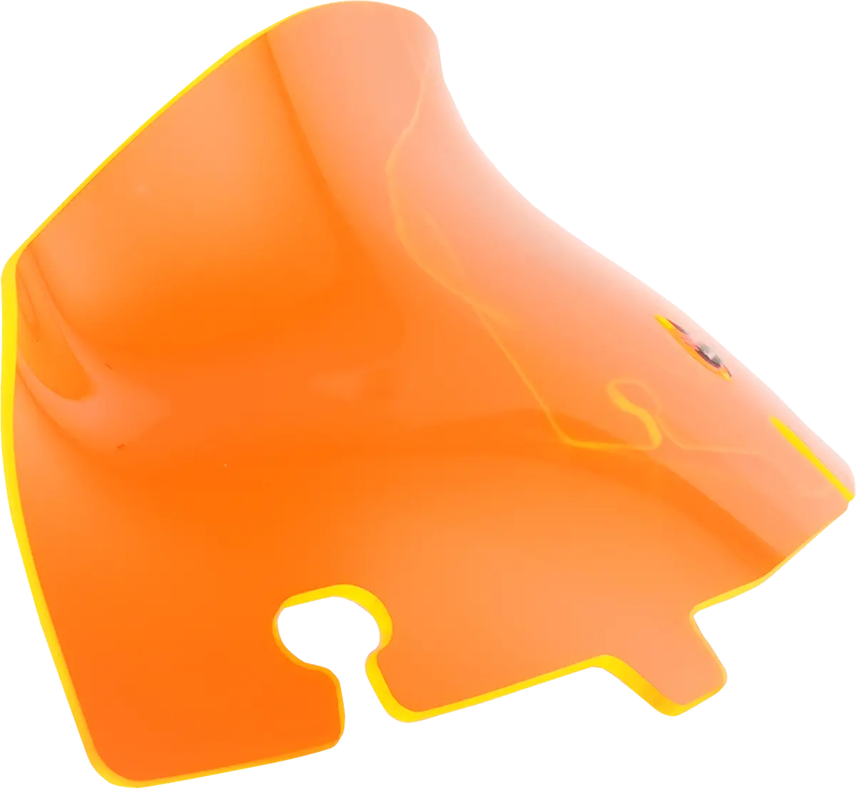 Klock Werks Kolor Flare* Windshield - 6.5" - Orange Ice - Flh Kww-01-0638 1